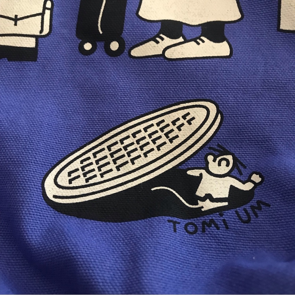 THE NEW YORKER Hot Dog Vendor Cotton Tote Bag - Picture 7 of 8